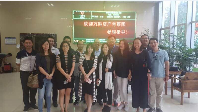 上海万吨资产来河北慧日参观考察